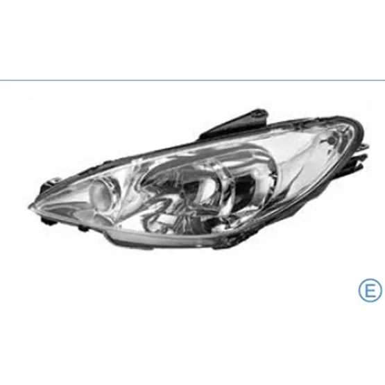 6204S9 P206 6204S9 Far Sol 303331 P206 Far Komple Peugeot