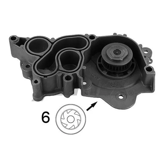 Audi A4 04E121600h 04E121600ar Su Pompası Gövdesi Pa1218 