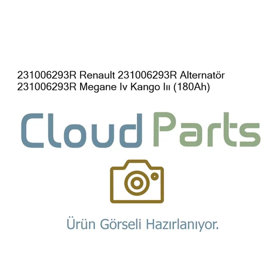 Renault Kango 231006293R Alternatör 231006293R Megane Iv 