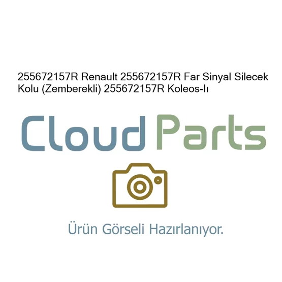 Renault Koleos 255672157R Far Sinyal Silecek Kolu (Zember