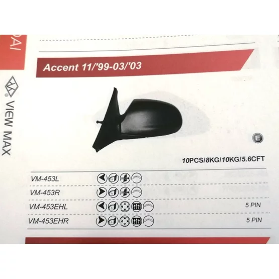 8762025620 Accent 8762025620 Ayna Sağ Vm453ehr Accent (99